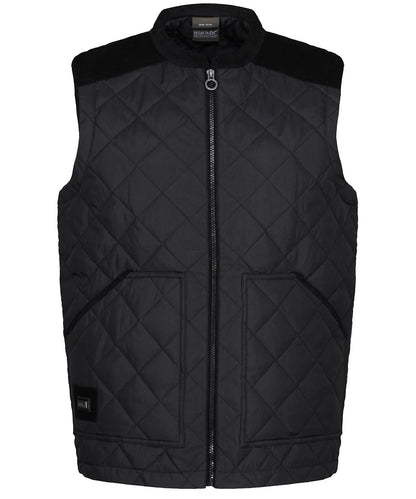 Regatta Professional Moreton diamond quily gilet rg213 - Black - Customisable Gilets &amp; Body Warmers