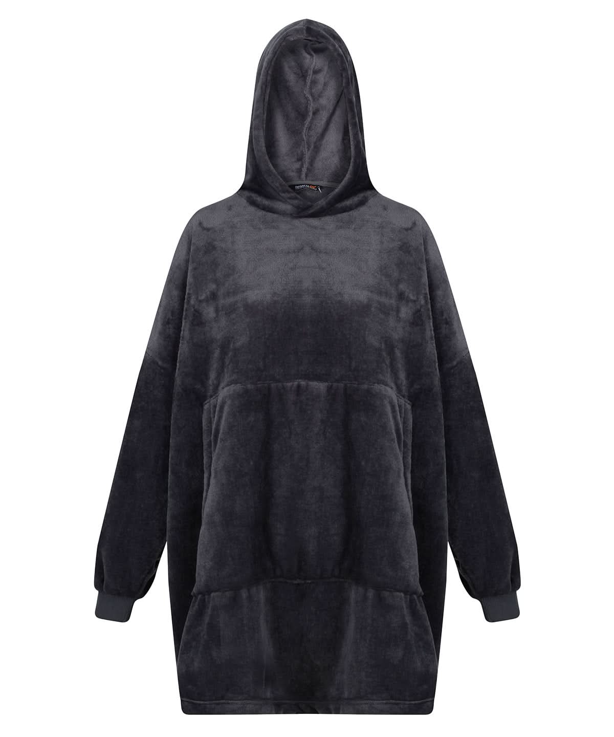 Regatta Professional Snuggler oversized fleece hoodie RG271 - Seal Grey One size - Customisable Hoodies