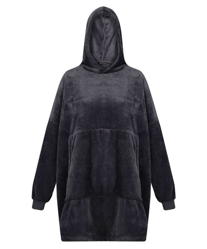 Regatta Professional Snuggler oversized fleece hoodie RG271 - Seal Grey One size - Customisable Hoodies