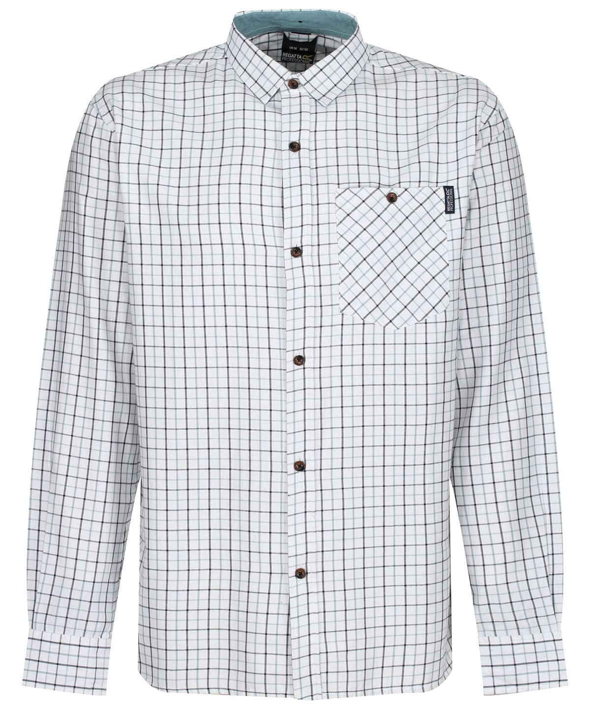 Regatta Professional Tattersall check shirt RG299 - Blue - Customisable Shirts