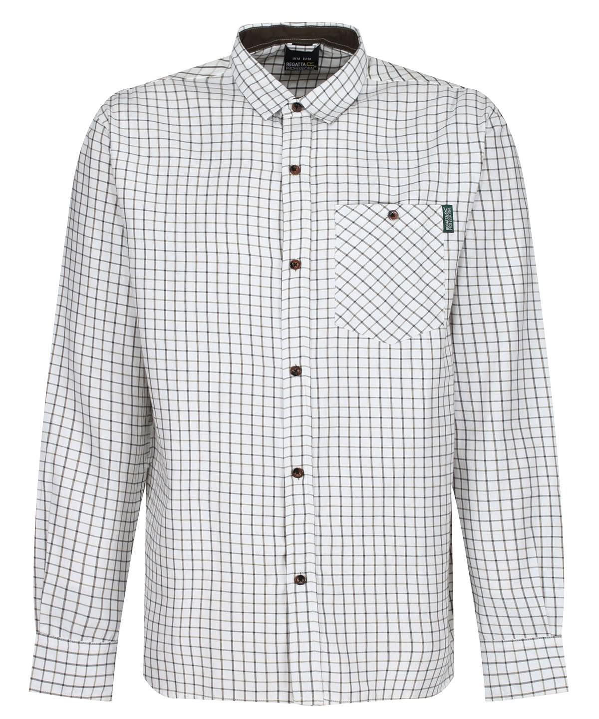 Regatta Professional Tattersall check shirt RG299 - Green - Customisable Shirts