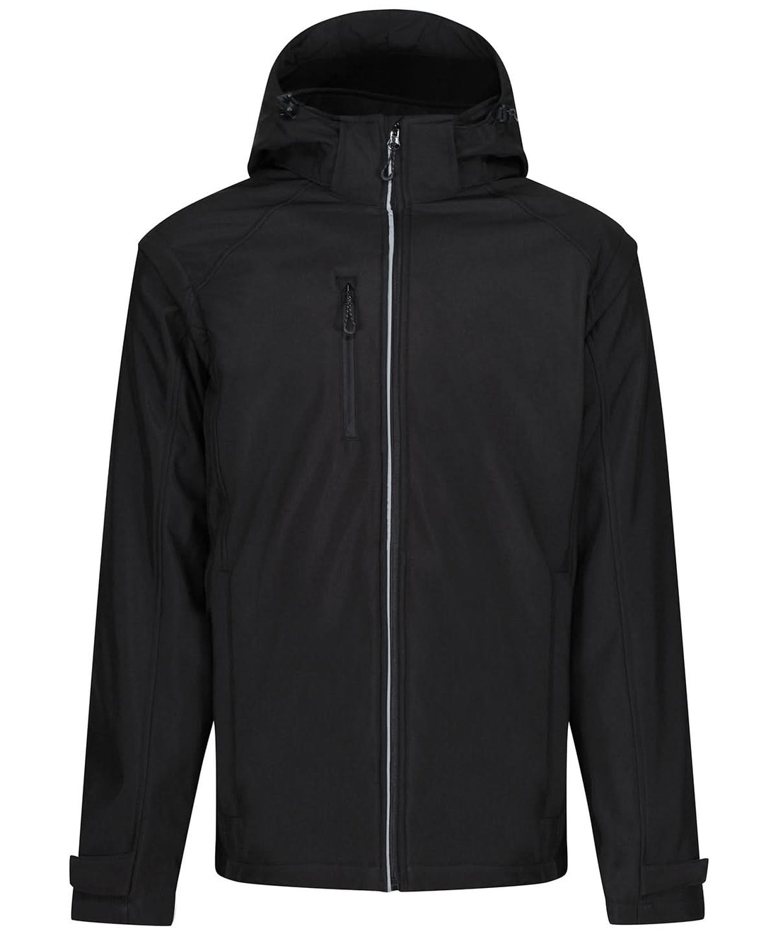 Regatta Professional Erasmus 4 in 1 softshell jacket RG320 - Black (Black) - Customisable Softshell Jacket