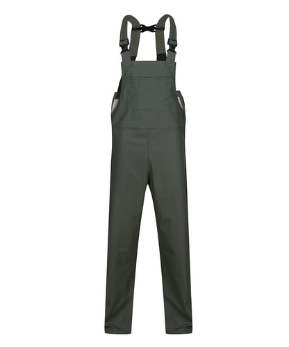 Regatta Professional Stormflex bib and brace RG330 - Olive - Customisable Dungarees