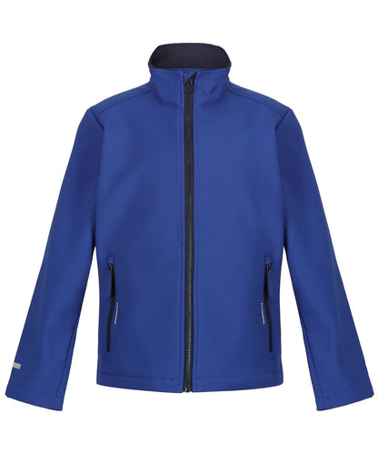 Regatta Junior Kids Ablaze softshell jacket RG332 - New Royal Navy - Customisable Softshell Jacket