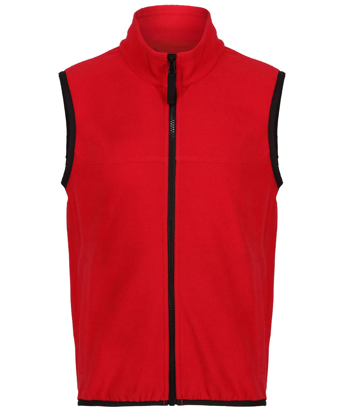 Regatta Junior Kids microfleece bodywarmer RG333 - Classic Red Black - Customisable Bodywarmer
