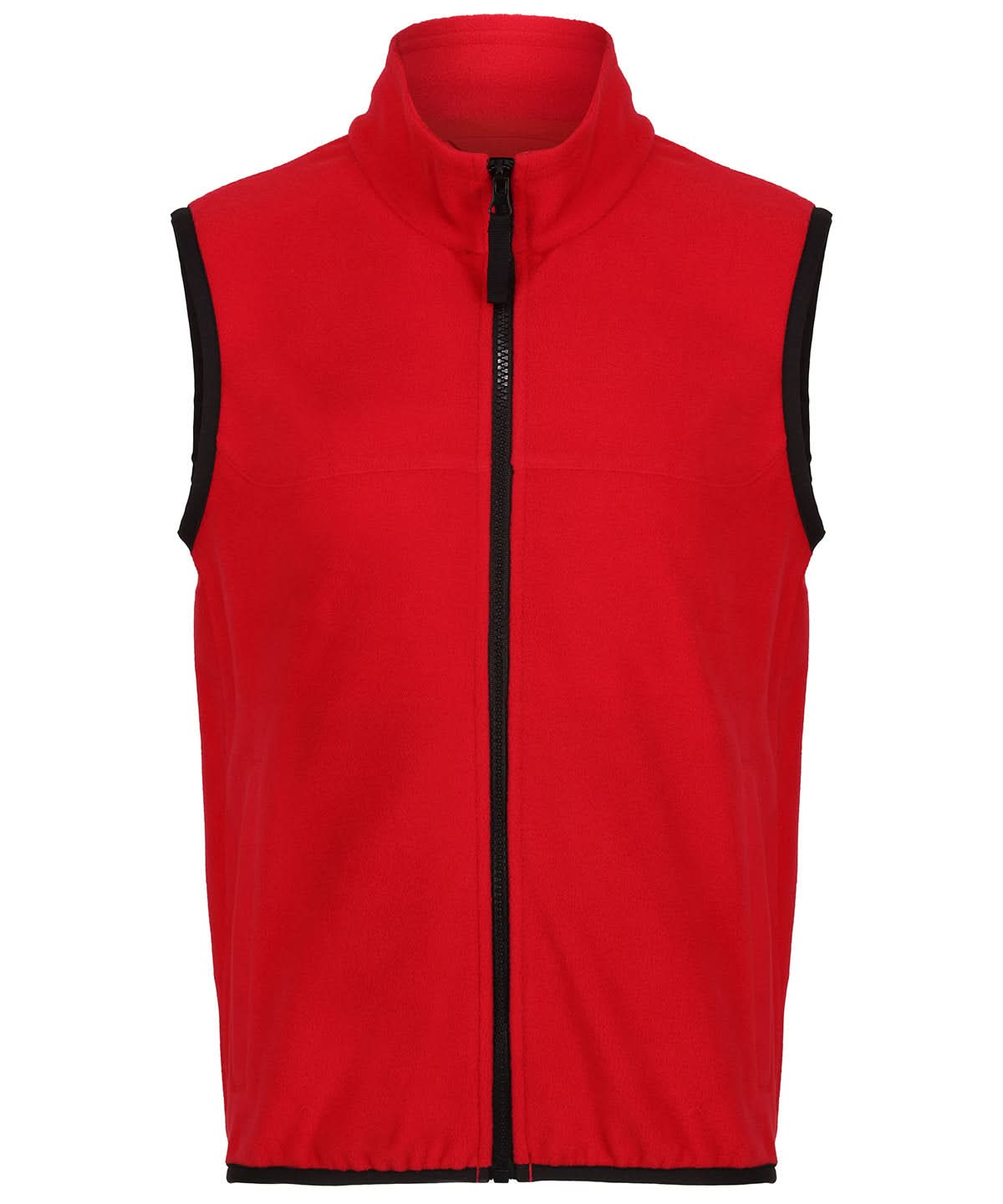 Regatta Junior Kids microfleece bodywarmer RG333 - Classic Red Black - Customisable Bodywarmer