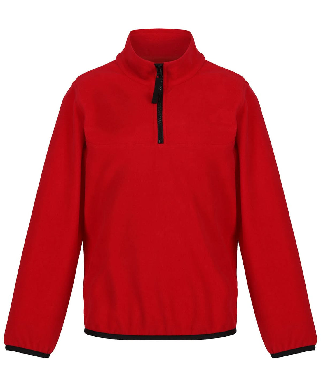 Regatta Junior Kids half zip microfleece RG334 - Classic Red Black - Customisable Fleece