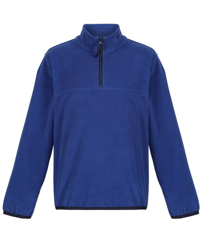Regatta Junior Kids half zip microfleece RG334 - New Royal Navy - Customisable Fleece