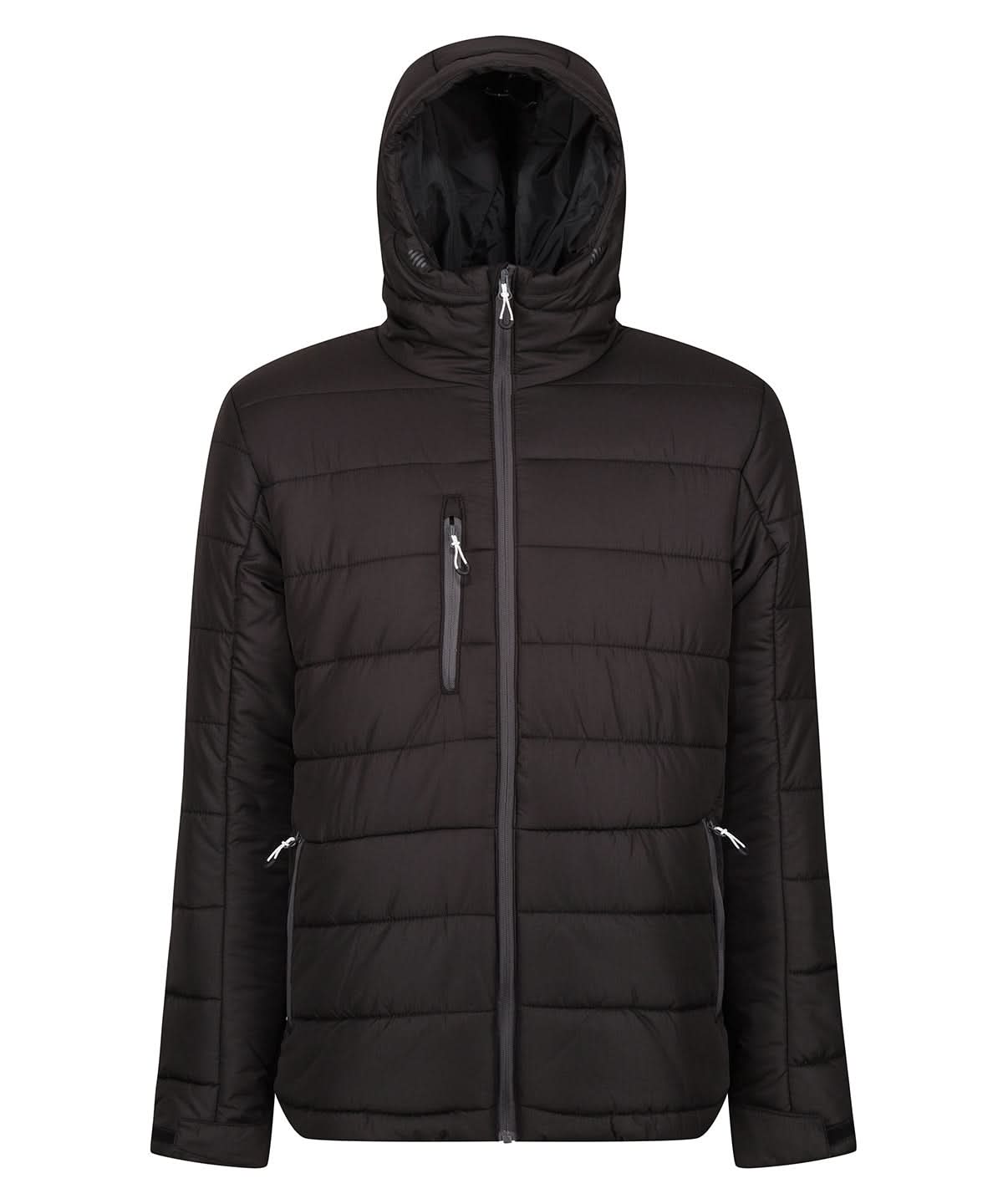 Regatta Professional Navigate thermal hooded jacket RG338 - Black Seal - Customisable Jackets