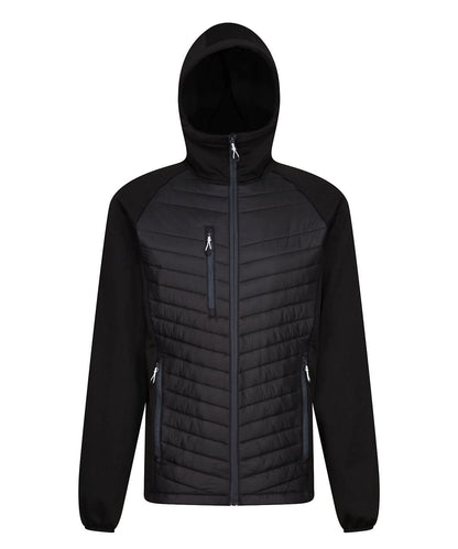 Regatta Professional Navigate hybrid hooded jacket RG339 - Black Seal - Customisable Jackets