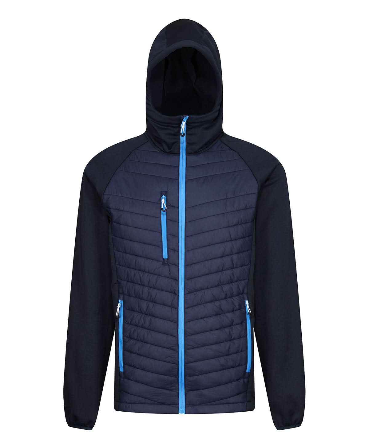 Regatta Professional Navigate hybrid hooded jacket RG339 - Navy French Blue - Customisable Jackets