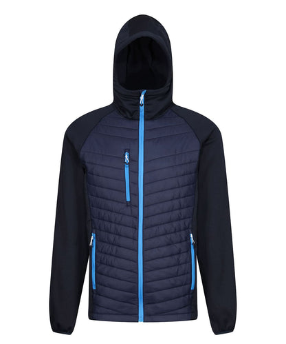 Regatta Professional Navigate hybrid hooded jacket RG339 - Navy French Blue - Customisable Jackets