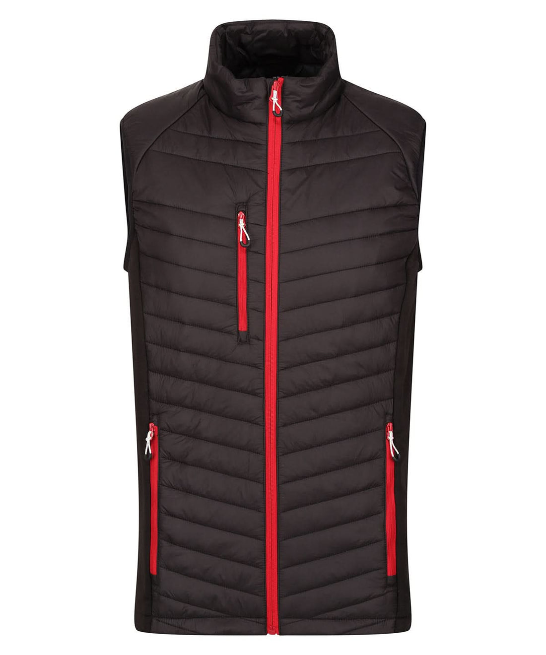 Regatta Professional Navigate hybrid bodywarmer RG341 - Black Classic Red - Customisable Bodywarmer