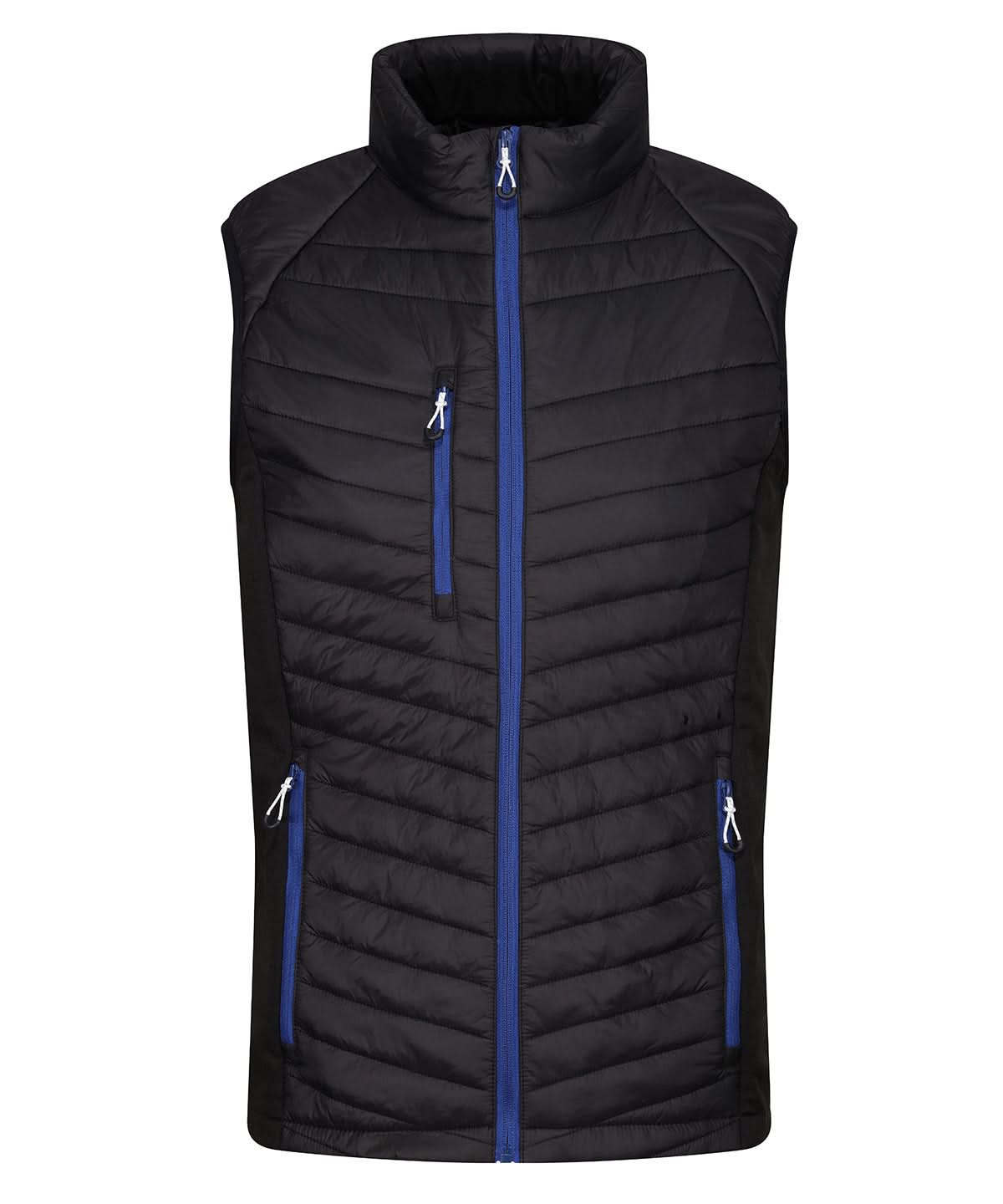 Regatta Professional Navigate hybrid bodywarmer RG341 - Black New Royal - Customisable Bodywarmer