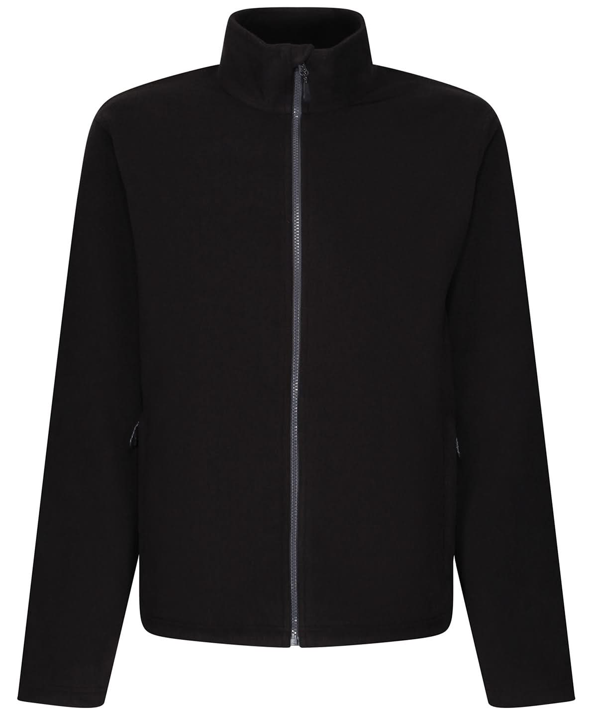 Regatta Honestly Made Honestly made recycled full zip microfleece RG360 - Black - Customisable Fleece