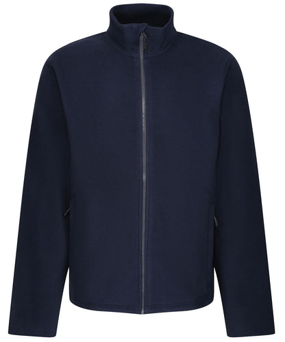 Regatta Honestly Made Honestly made recycled full zip microfleece RG360 - Navy - Customisable Fleece