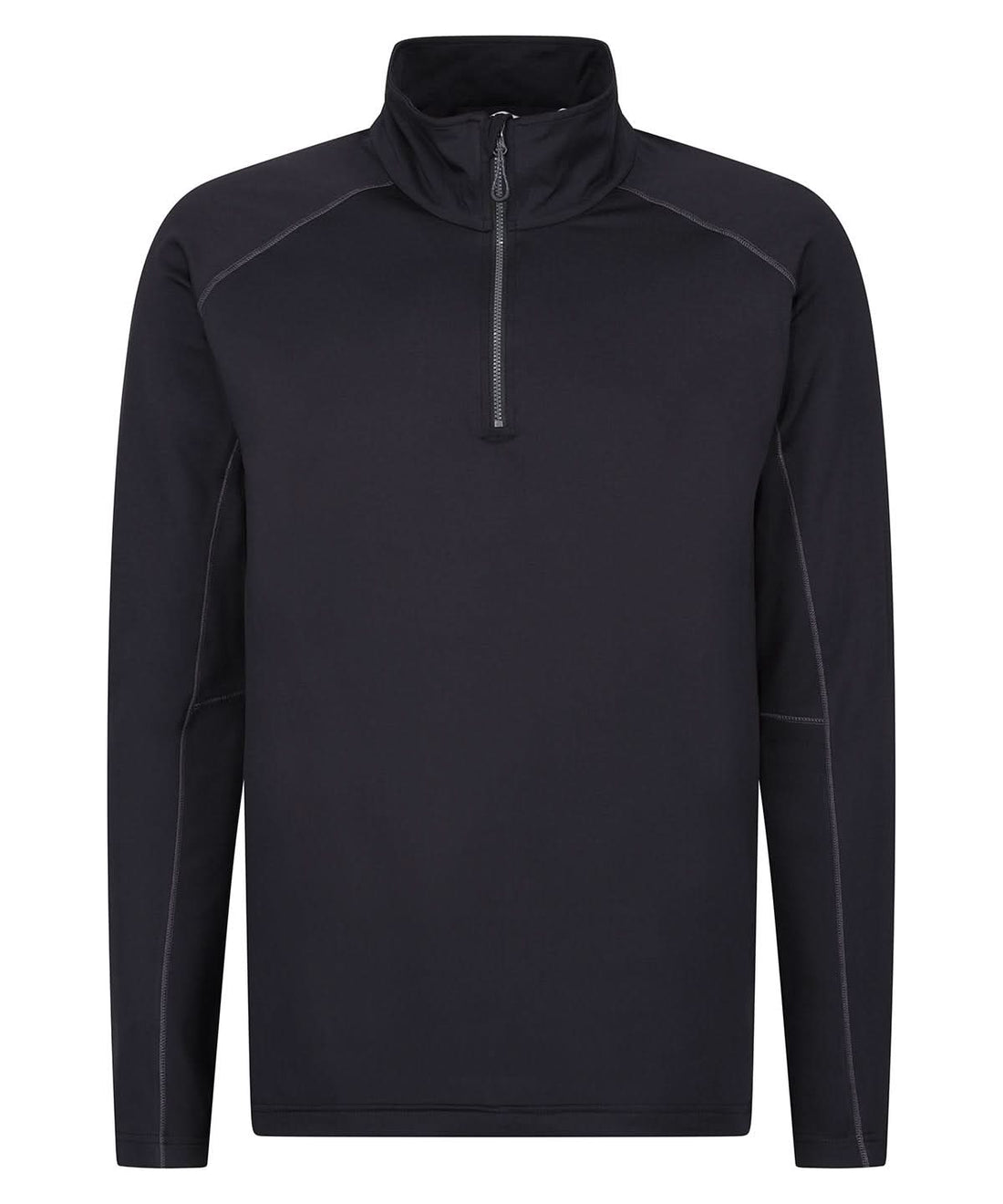 Regatta Professional Core stretch half zip mid layer RG365 - Black - Customisable Sports Overtops