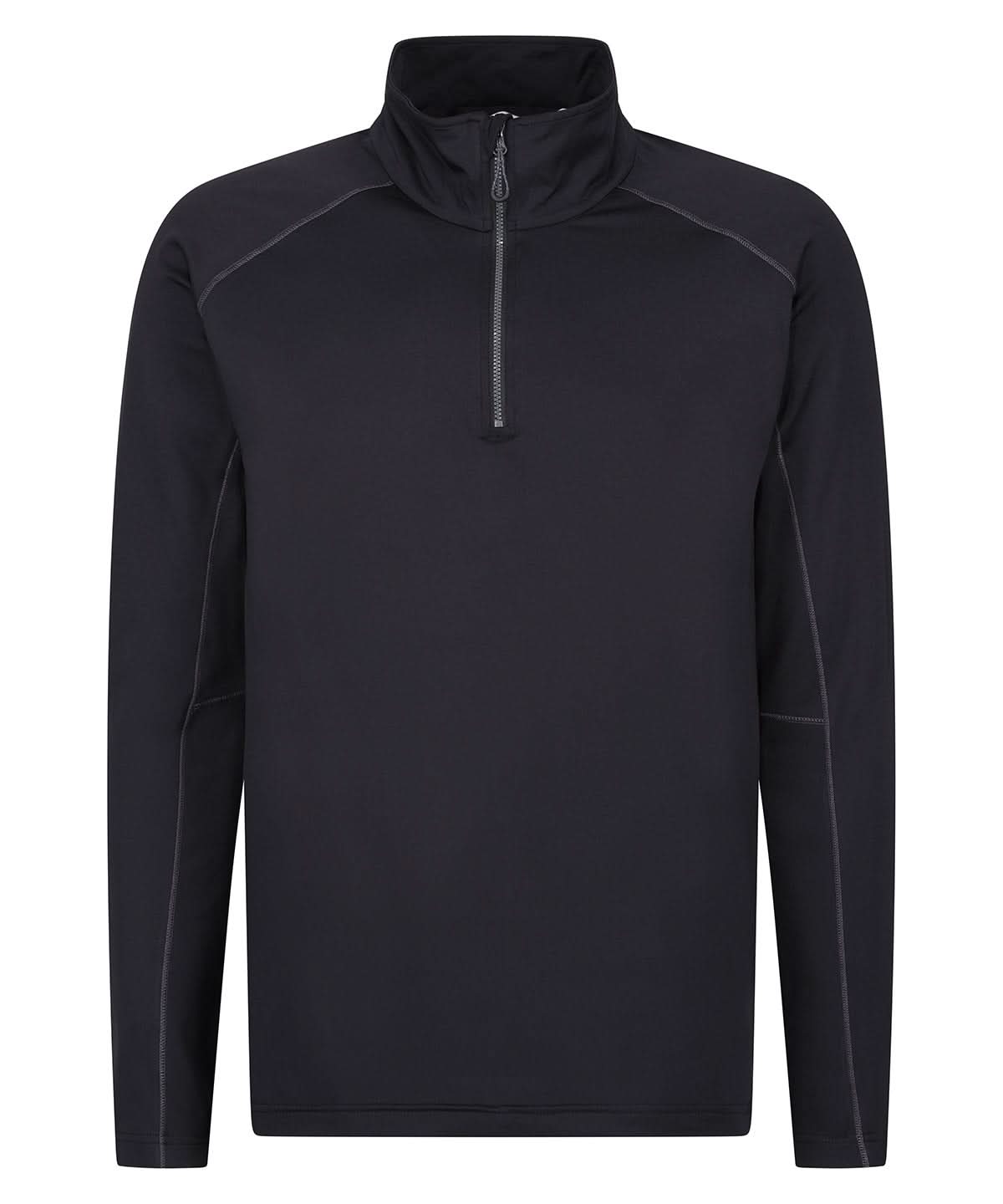 Regatta Professional Core stretch half zip mid layer RG365 - Black - Customisable Sports Overtops