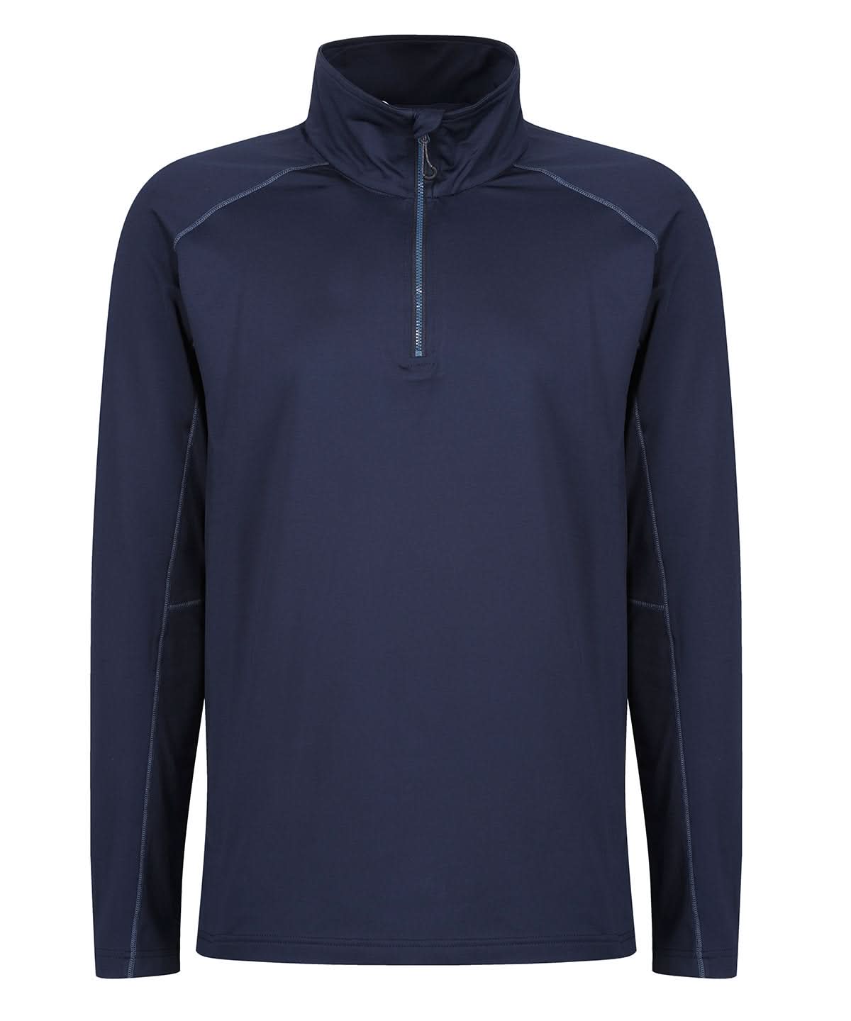 Regatta Professional Core stretch half zip mid layer RG365 - Navy - Customisable Sports Overtops