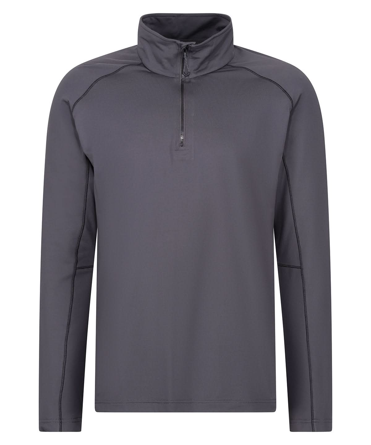 Regatta Professional Core stretch half zip mid layer RG365 - Seal Grey - Customisable Sports Overtops