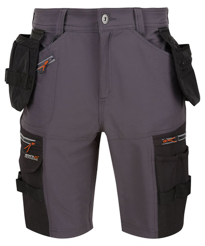 Regatta Professional Infiltrate stretch holster shorts RG366 - Iron Black - Customisable Shorts
