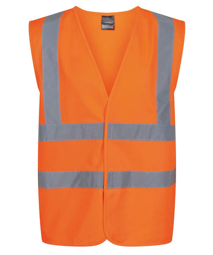 Regatta High Visibility Pro hi vis vest RG465 - Orange - Customisable HV Vest
