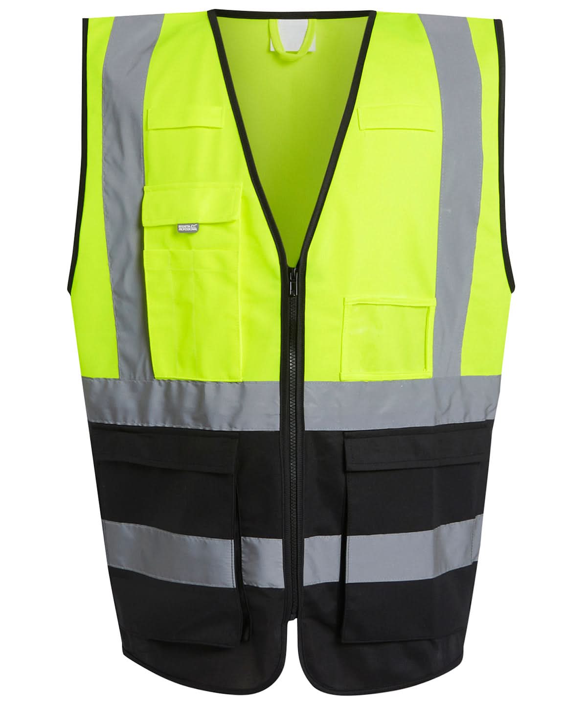 Regatta High Visibility Pro hi vis executive vest RG469 - Yellow Black - Customisable HV Vest