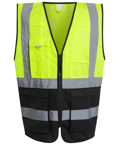 Regatta High Visibility Pro hi vis executive vest RG469 - Yellow Black - Customisable HV Vest