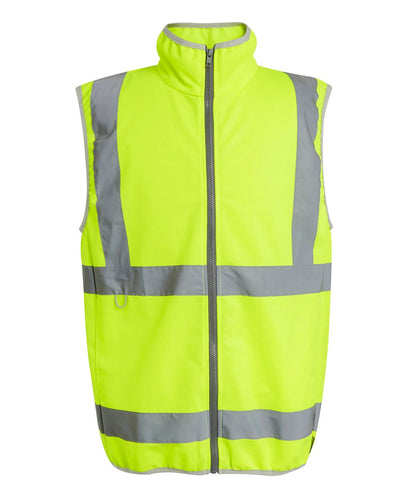 Regatta High Visibility Pro hi vis full zip gilet RG472 - Yellow - Customisable Bodywarmer