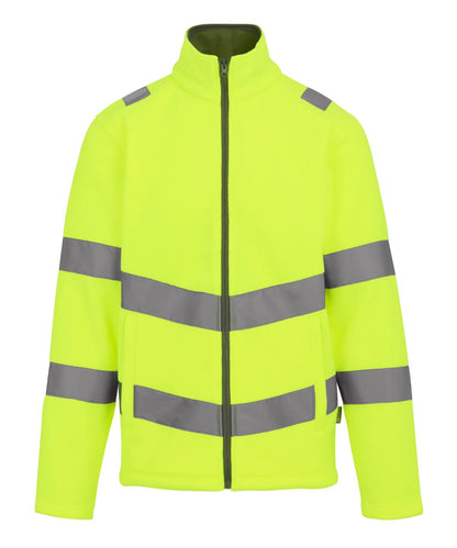 Regatta High Visibility Hi vis Pro contract Thor fleece RG474 - Yellow - Customisable Fleece