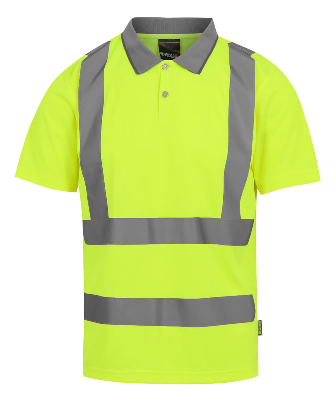 Regatta High Visibility Hi vis Pro contract polo RG476 - Yellow - Customisable Hi-Vis Polos