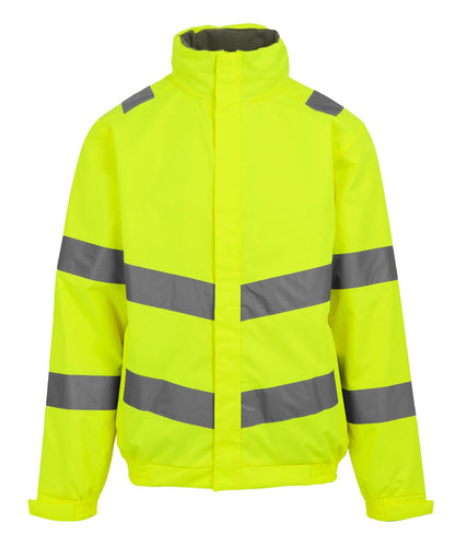 Regatta High Visibility Hi vis Pro contract Dover jacket RG477 - Yellow - Customisable Jacket