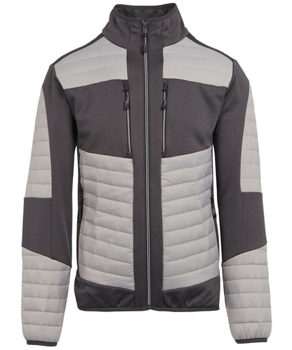 Regatta Professional E Volve unisex thermal hybrid jacket RG540 - Mineral Grey Ash - Customisable Jackets