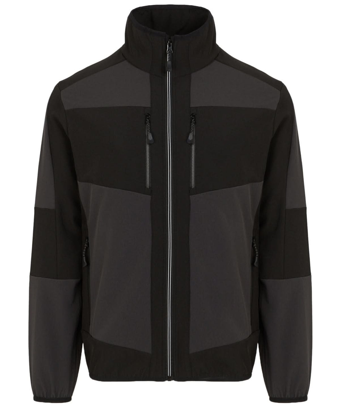 Regatta Professional E Volve unisex 2 layer softshell jacket RG541 - Ash Black - Customisable Softshell Jacket