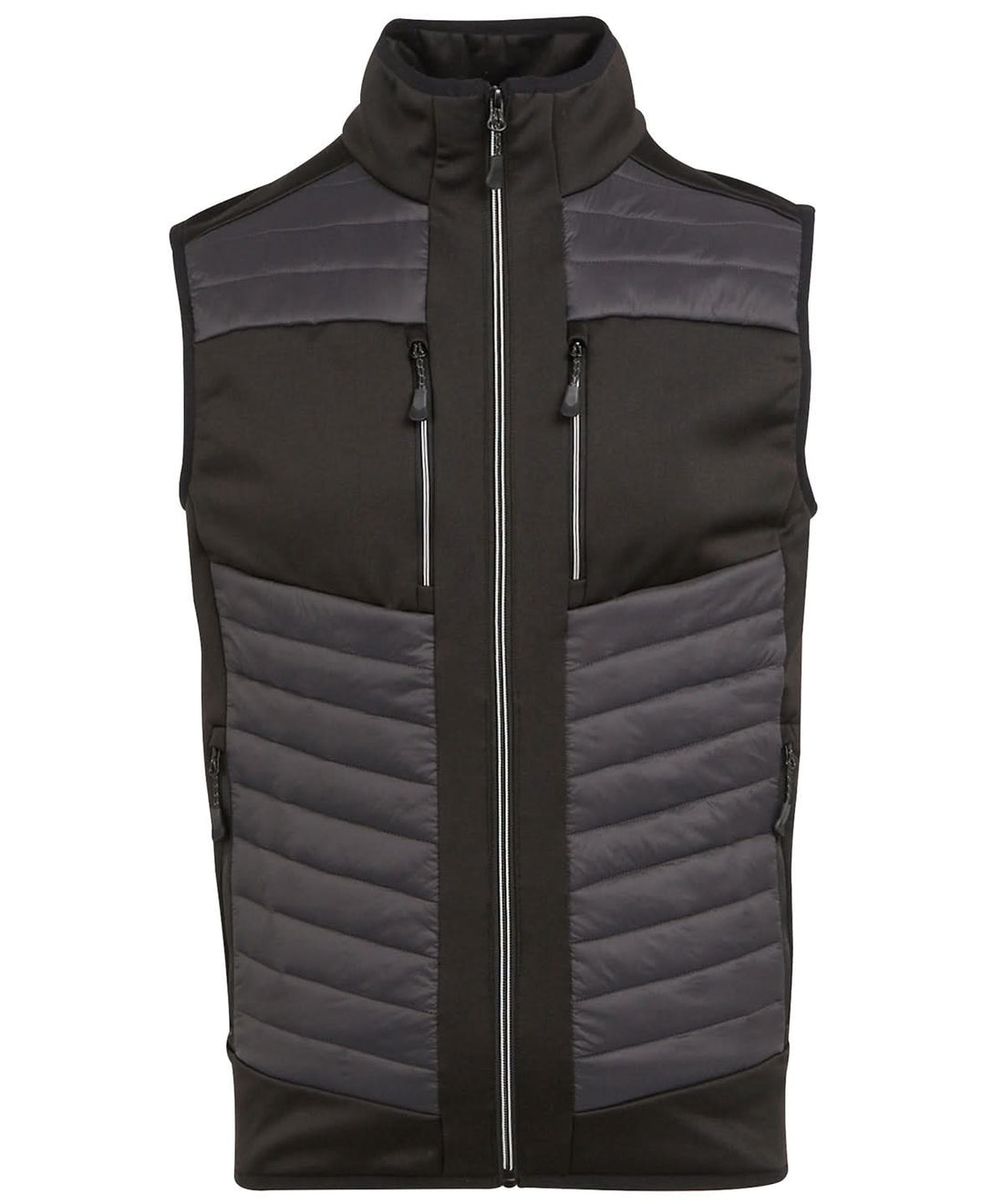 Regatta Professional E Volve unisex thermal hybrid bodywarmer RG542 - Ash Black - Customisable Bodywarmer