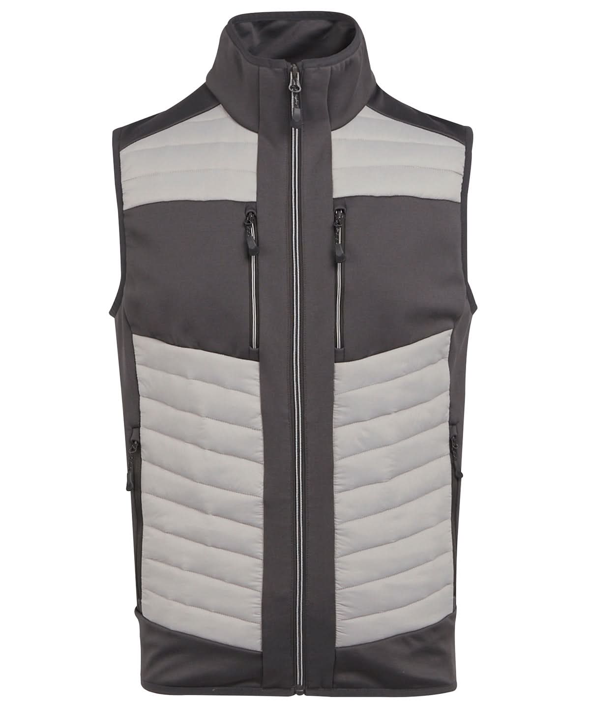 Regatta Professional E Volve unisex thermal hybrid bodywarmer RG542 - Mineral Grey Ash - Customisable Bodywarmer