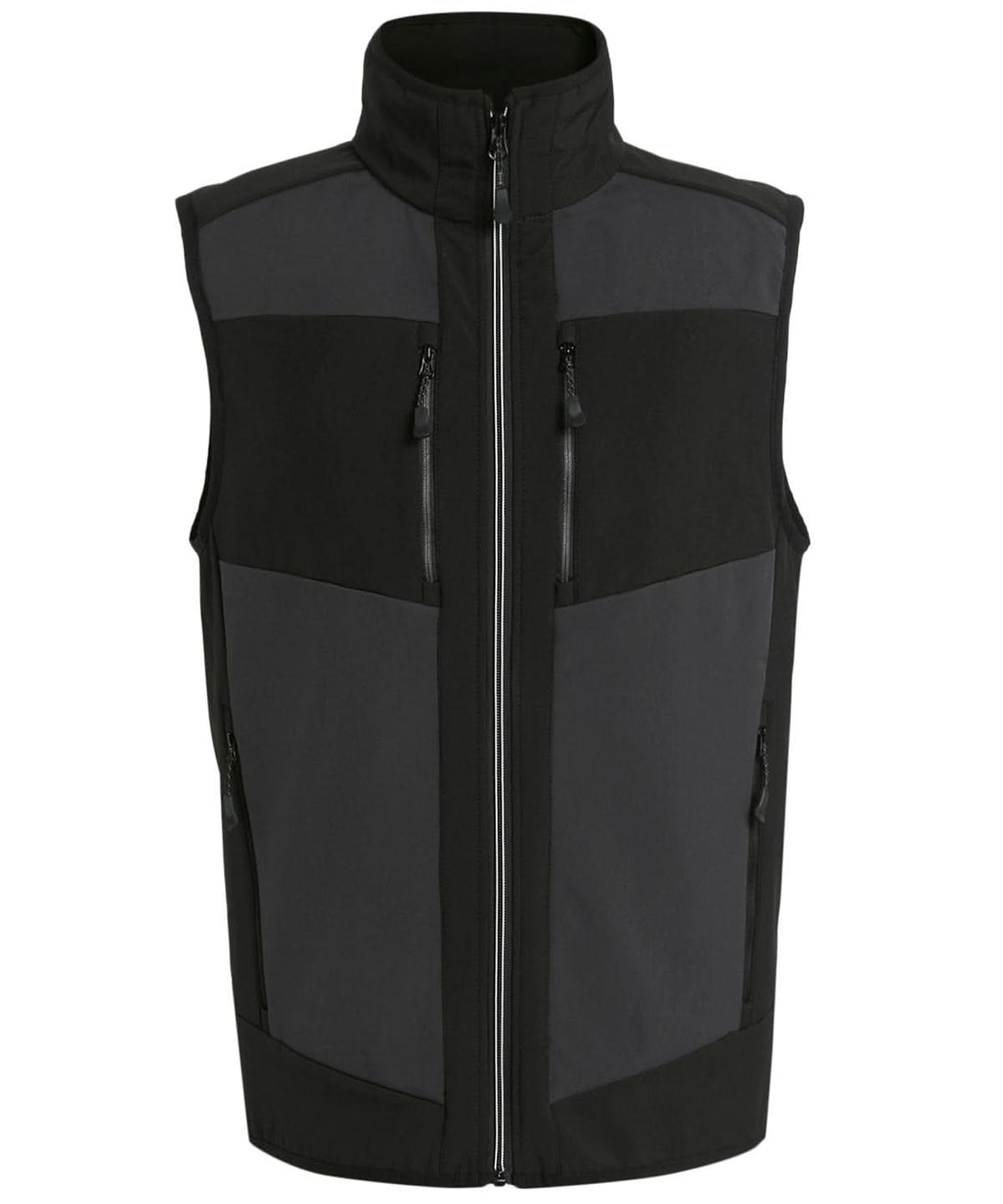Regatta Professional E Volve unisex 2 layer softshell bodywarmer RG543 - Ash Black - Customisable Bodywarmer