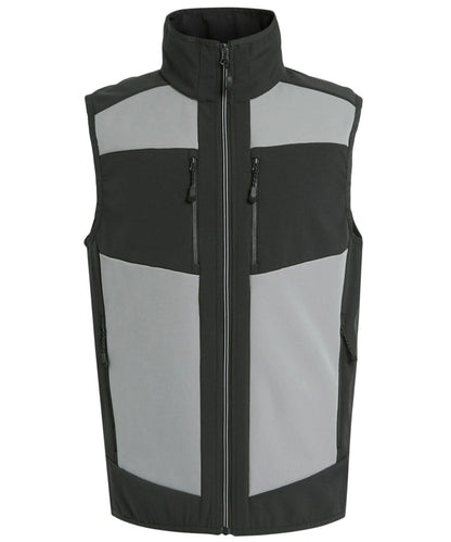 Regatta Professional E Volve unisex 2 layer softshell bodywarmer RG543 - Mineral Grey Ash - Customisable Bodywarmer
