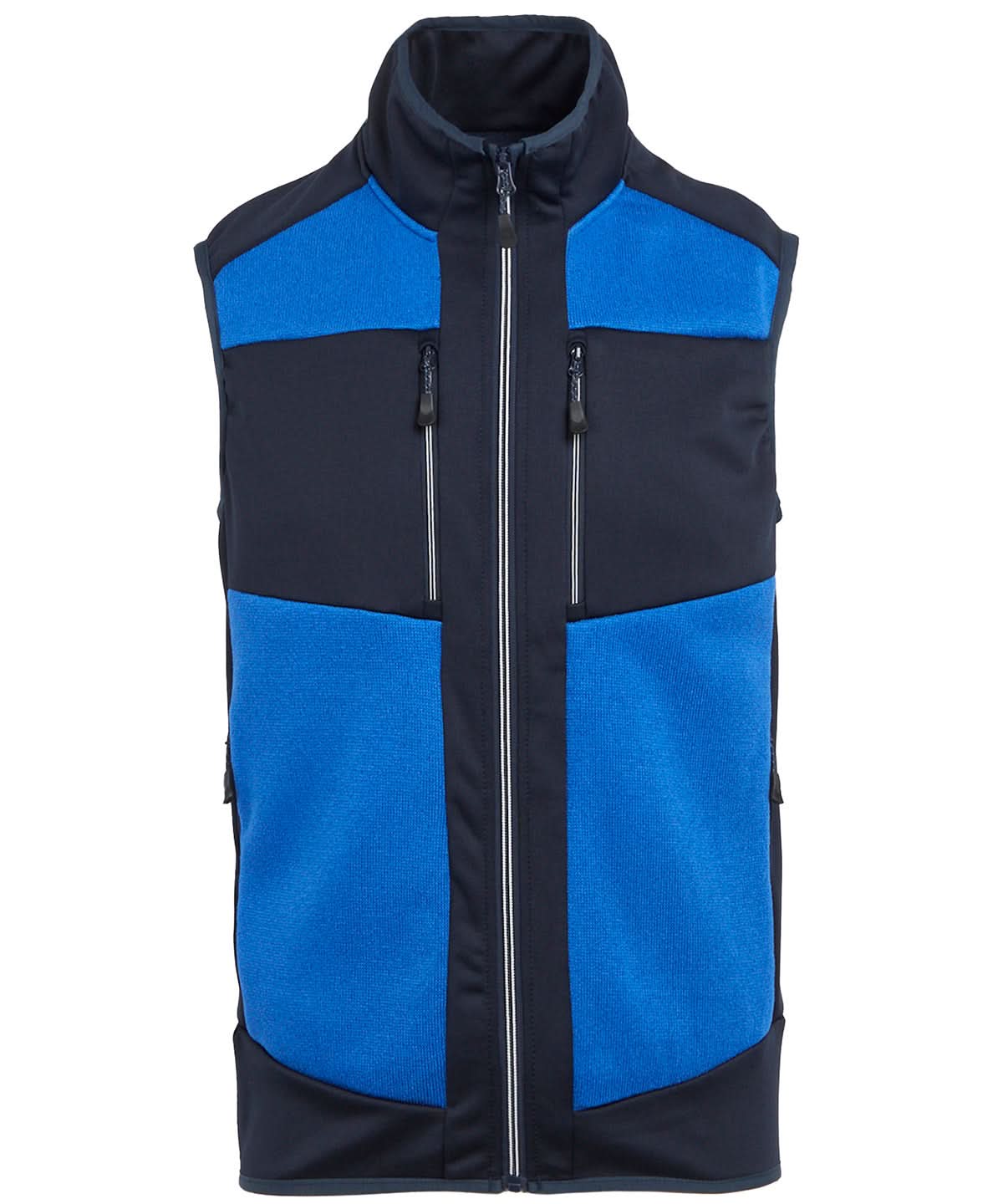 Regatta Professional E Volve unisex knit effect stretch bodywarmer RG544 - Strong Blue Navy - Customisable Bodywarmer