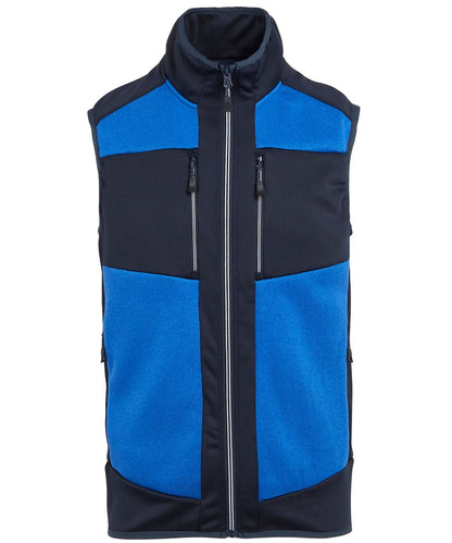 Regatta Professional E Volve unisex knit effect stretch bodywarmer RG544 - Strong Blue Navy - Customisable Bodywarmer