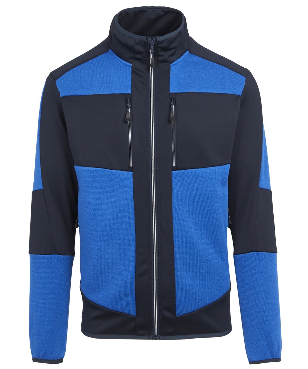 Regatta Professional E Volve unisex knit effect stretch mid layer RG545 - Strong Blue Navy - Customisable Fleece