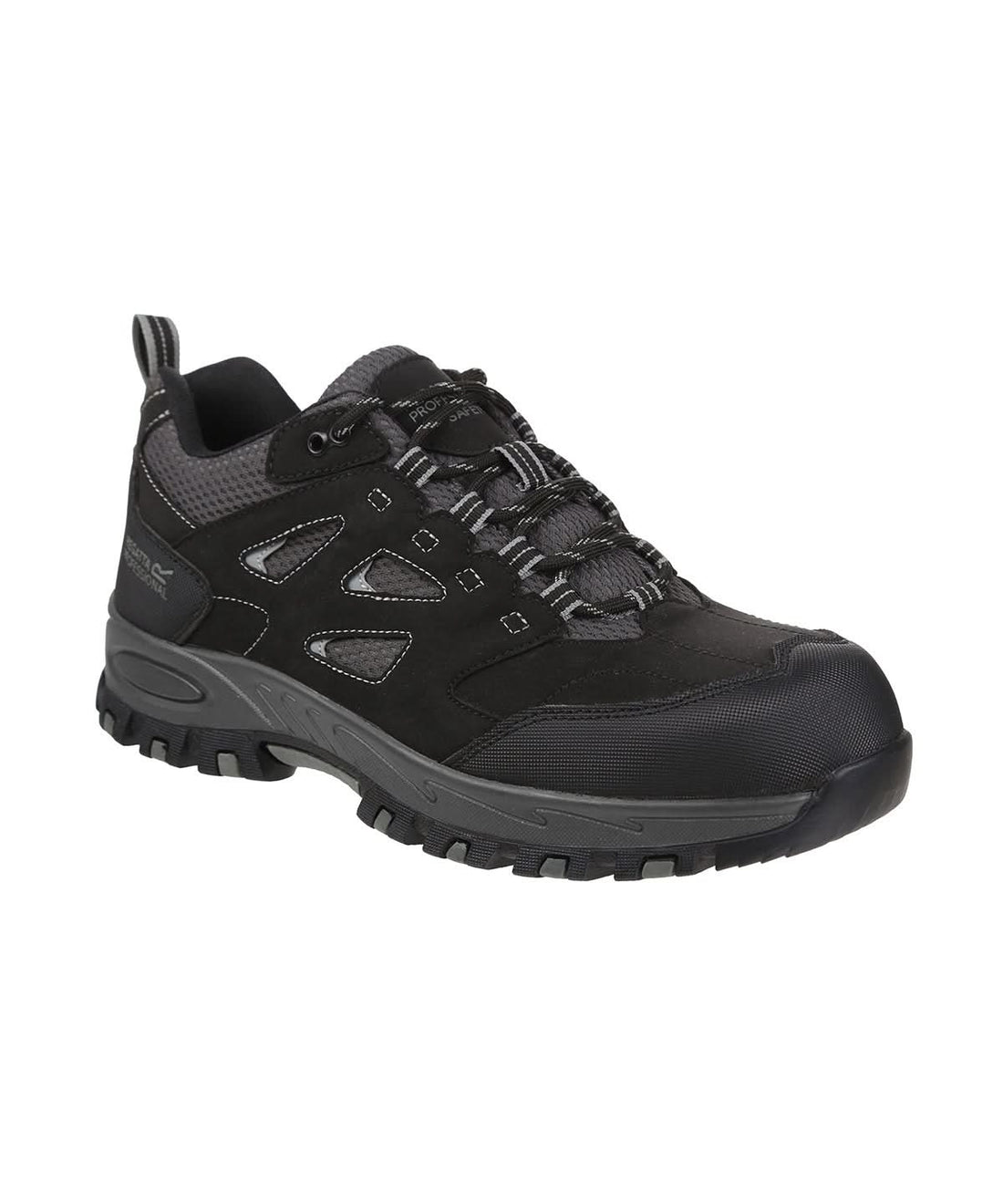 Regatta Safety Footwear Mudstone S1P safety trainers rg568 - Black Granite - Customisable Trainers