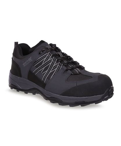 Regatta Safety Footwear Claystone S3 safety trainers rg569 - Black Briar - Customisable Trainers
