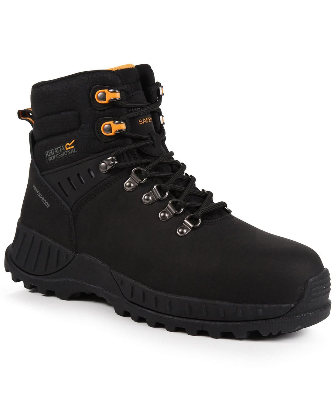 Regatta Safety Footwear Grindstone S3 waterproof safety boots RG573 - Black - Customisable Boots