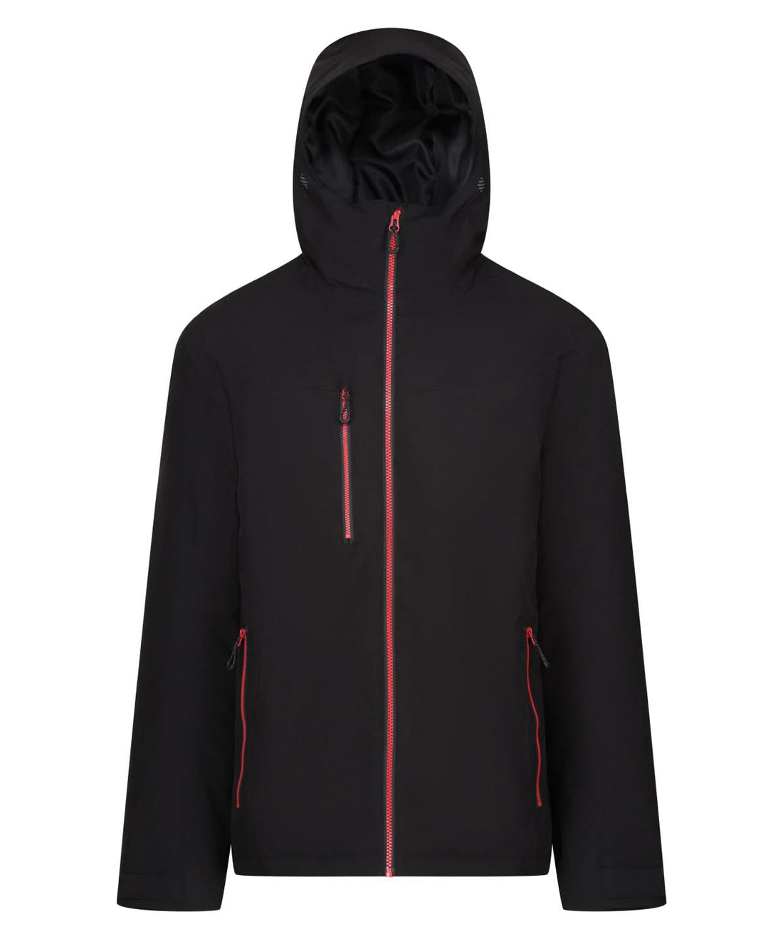 Regatta Professional Navigate waterproof insulated jacket RG580 - Black Classic Red - Customisable Jackets