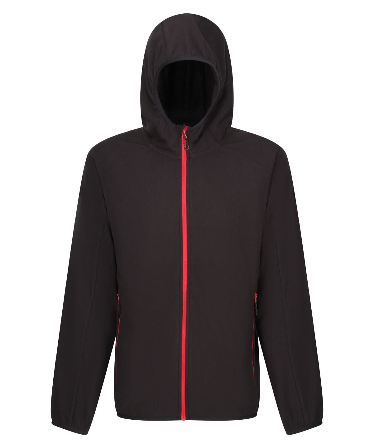 Regatta Professional Navigate full zip fleece RG581 - Black Classic Red - Customisable Fleece