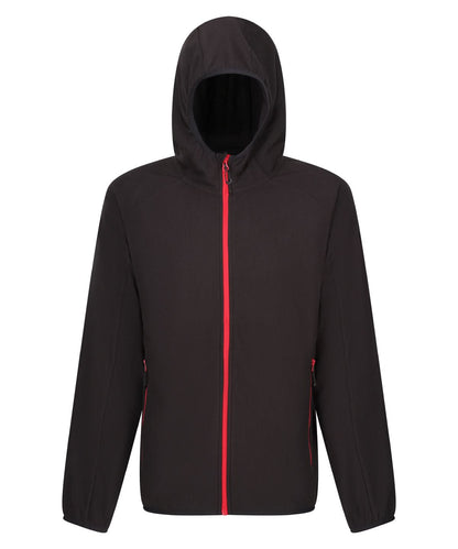 Regatta Professional Navigate full zip fleece RG581 - Black Classic Red - Customisable Fleece