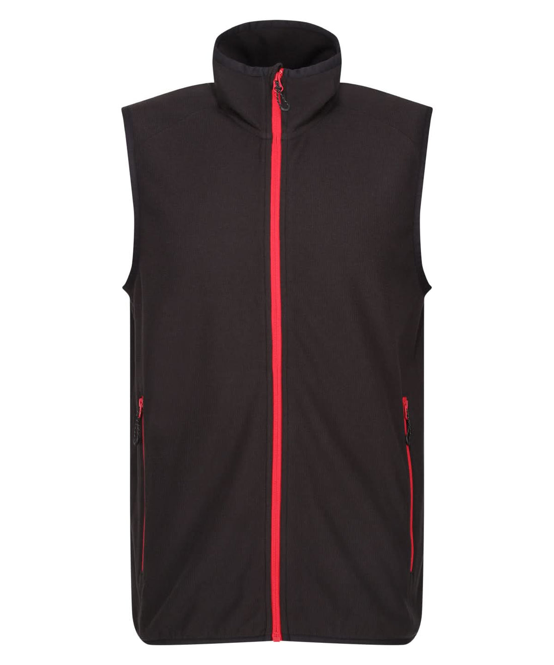 Regatta Professional Navigate fleece bodywarmer RG583 - Black Classic Red - Customisable Bodywarmer