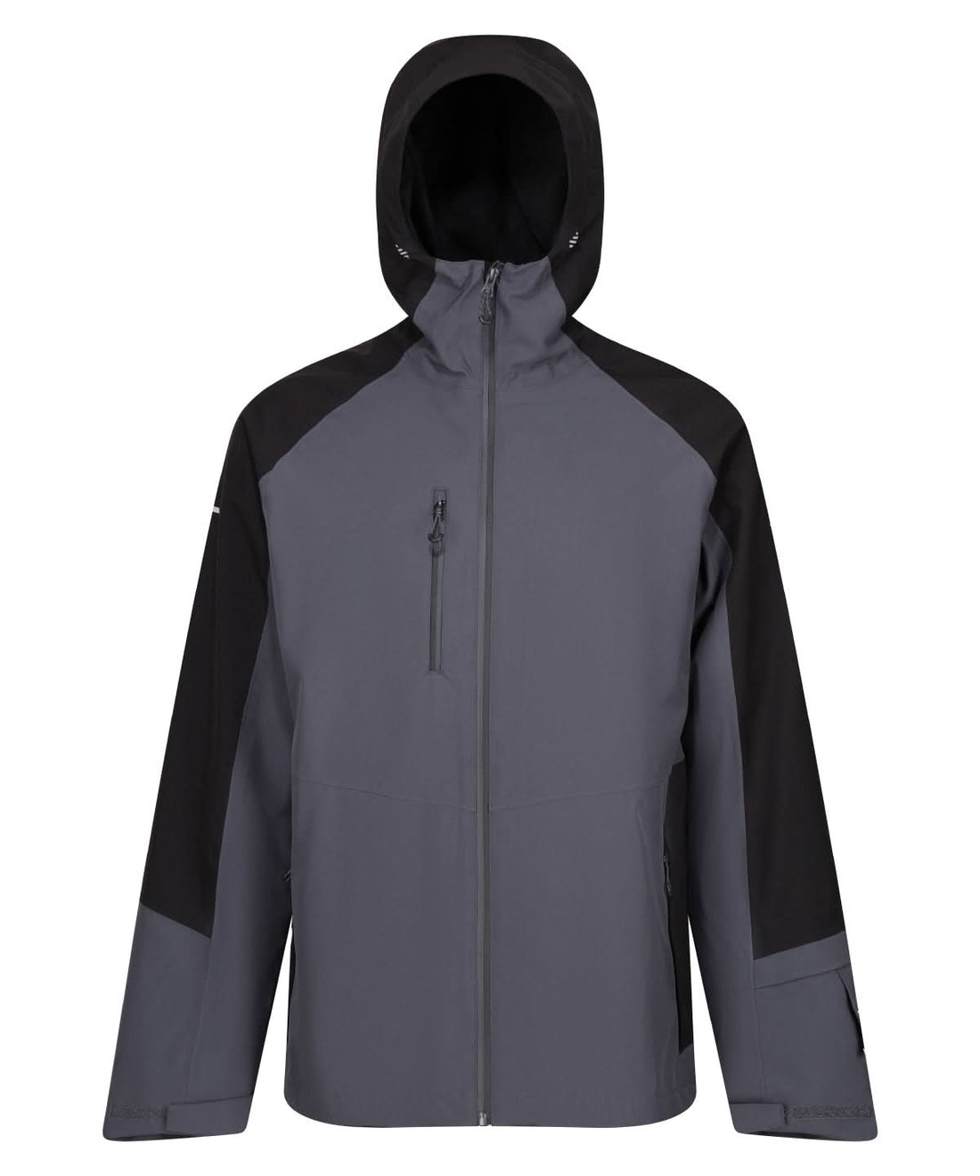 Regatta Professional X Pro Beacon Brite Light waterproof jacket RG585 - Seal Grey Black - Customisable Jackets