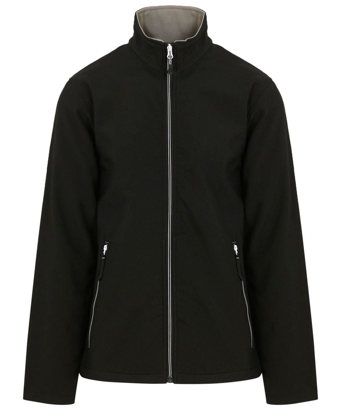 Regatta Professional Ascender 2 layer softshell RG590 - Black Mineral Grey - Customisable Softshell Jacket